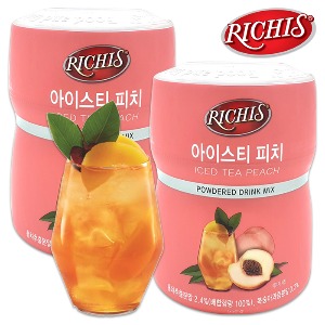 리치스 아이스티 피치 550gX2개/분말차/에이드/홍차