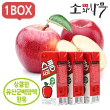 [무료배송]동원 소와나무 스콜 사과 180mlx24개/과즙음료/과일주스