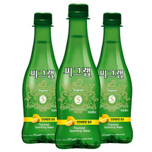 [무료배송]씨그램 레몬 350mlx24펫 1박스/탄산음료